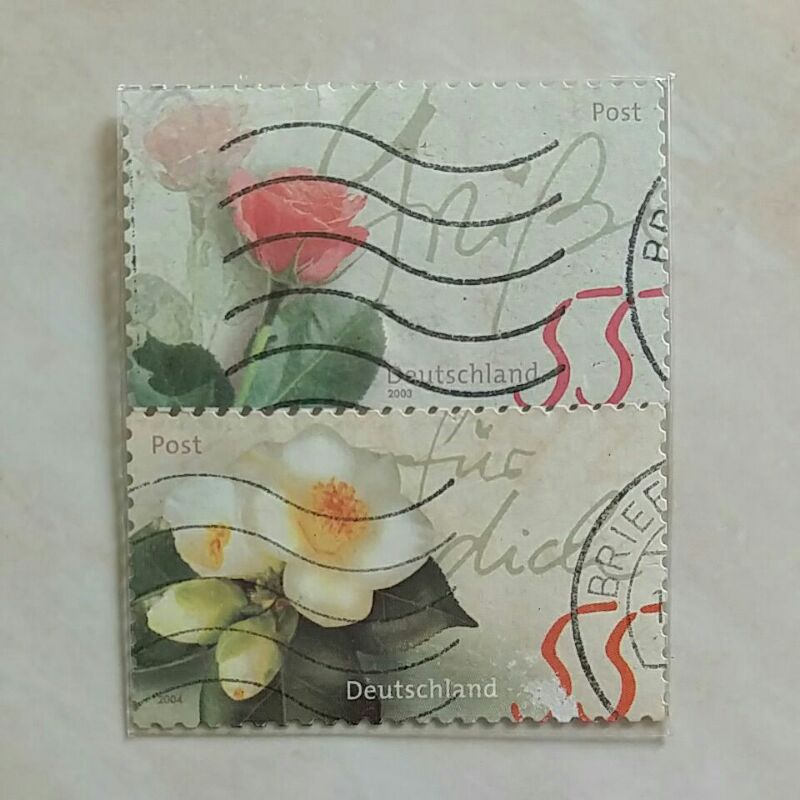

Perangko Jerman Tahun 2003 Seri Rose Greeting Set 2pcs Prangko Luar Negeri