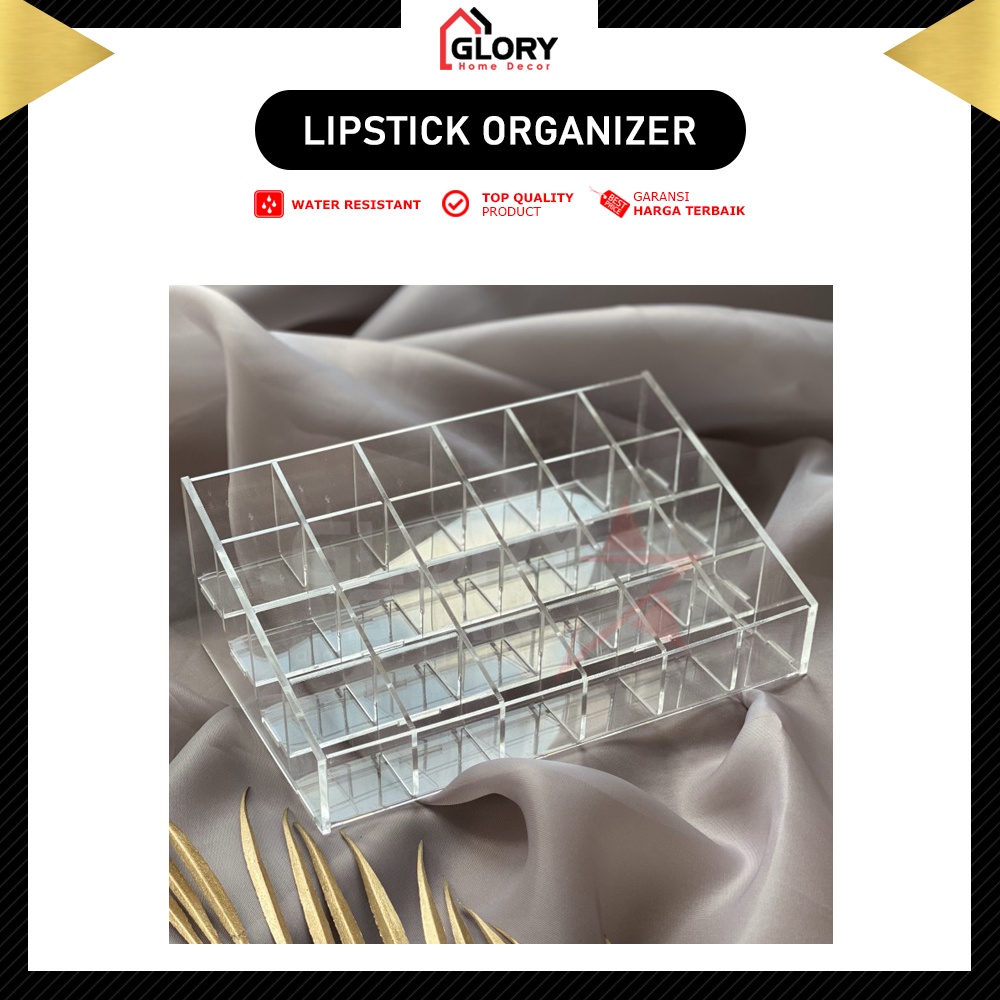 

Acrylic Lipstick Organizer 24pcs