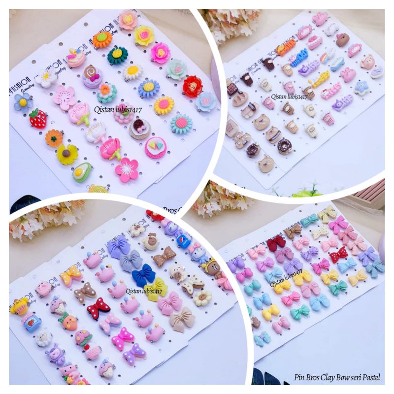 Pin Bros Clay isi 6 pcs