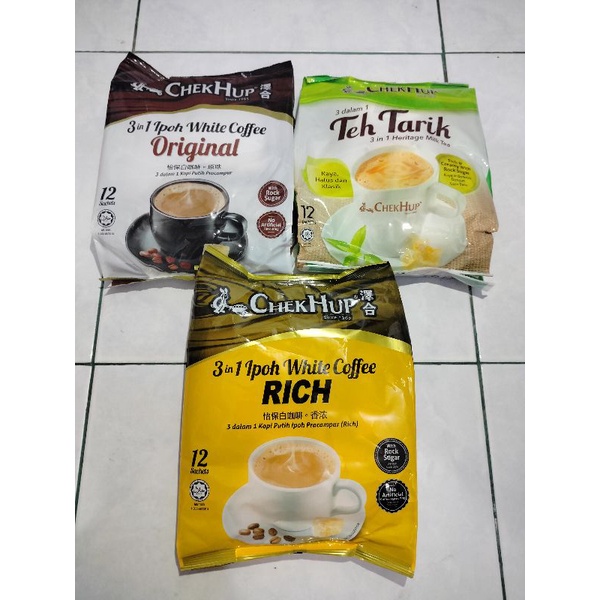 

Chek Hup/Chekhup3in1 Ipoh white coffee / chek Hup 3in1 Teh tarik