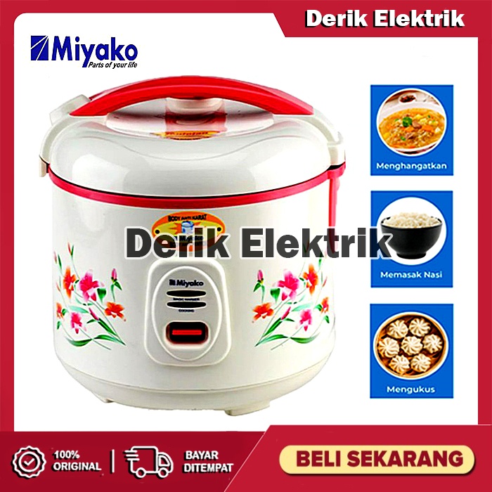 Miyako MCM 507 3in1 Mejikom / Rice Cooker / Magic Com / magiccom / magicom / megicom / mejikom 2 liter / magiccom murah / rice cooker 2 liter murah promo