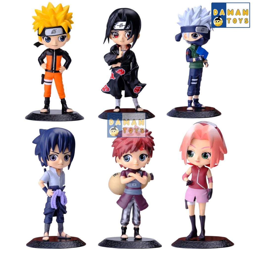 Action Figure Naruto Shipudden Uzumaki Q posket sakura Minato Kakashi Sasuke Gara Orochimaru Itachi Anime Pajangan