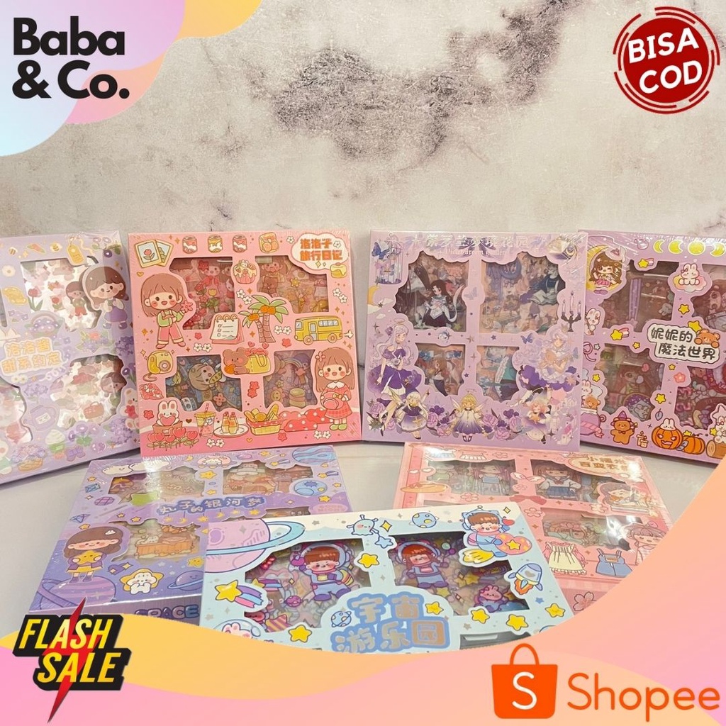 

STIKER SENMU CUTE GIRL 100 LEMBAR VERSI 6 STICKER SENMU 100 PAKET STIKER WATERPROOF STIKER BOX LUCU UNIK MURAH PERLENGKAPAN SEKOLAH KANTOR ATK MURAH BISA COD