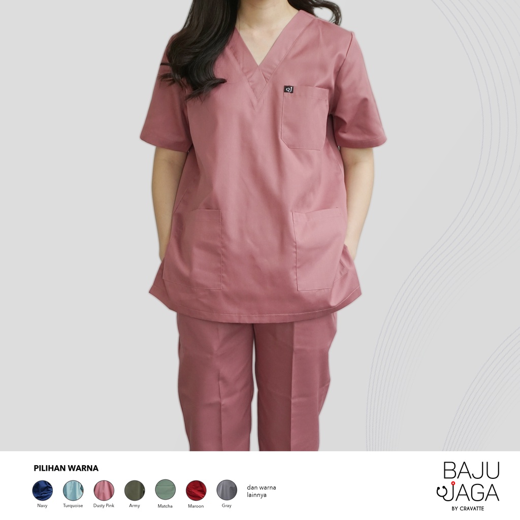 Baju Jaga/Baju OK/Baju Jaga Malam Lengan Pendek Non-Bordir S-XL vol 1