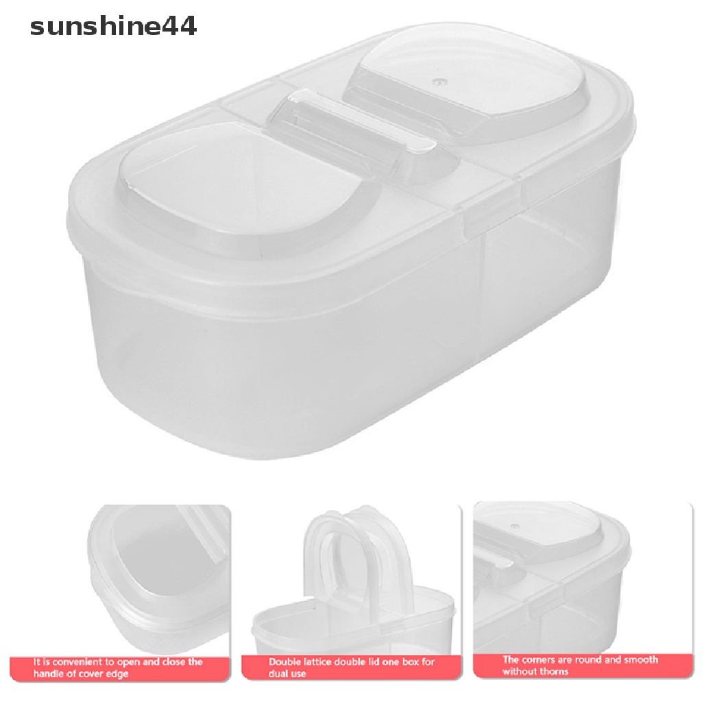 Sunshine 1Pc Kotak Penyimpanan Bumbu Keju Mentega Wadah Case Pelindung Portable.