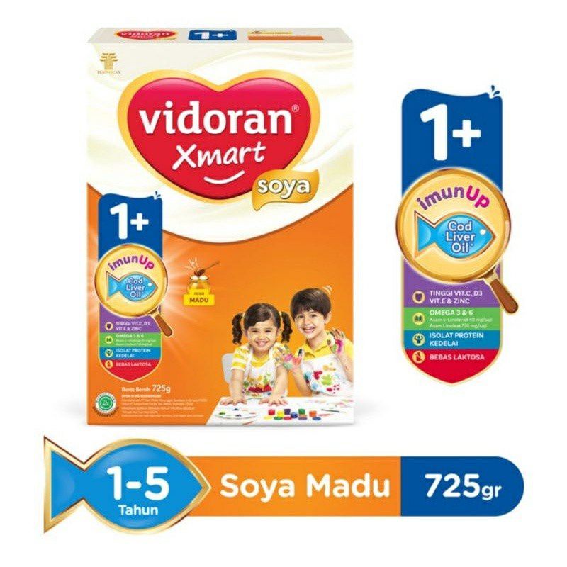 Vidoran Xmart Soya 1+ Madu 725gr