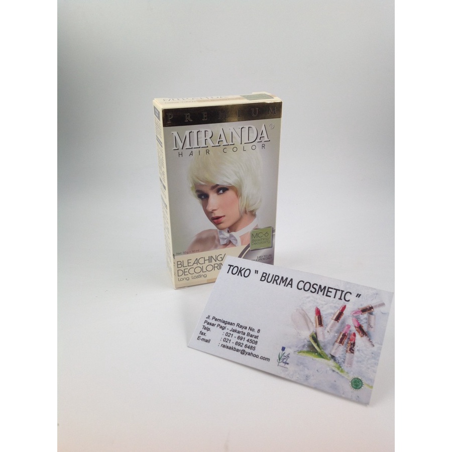 MIRANDA PERMANENT HAIR COLOR MC-6 BLEACHING/DECOLORING