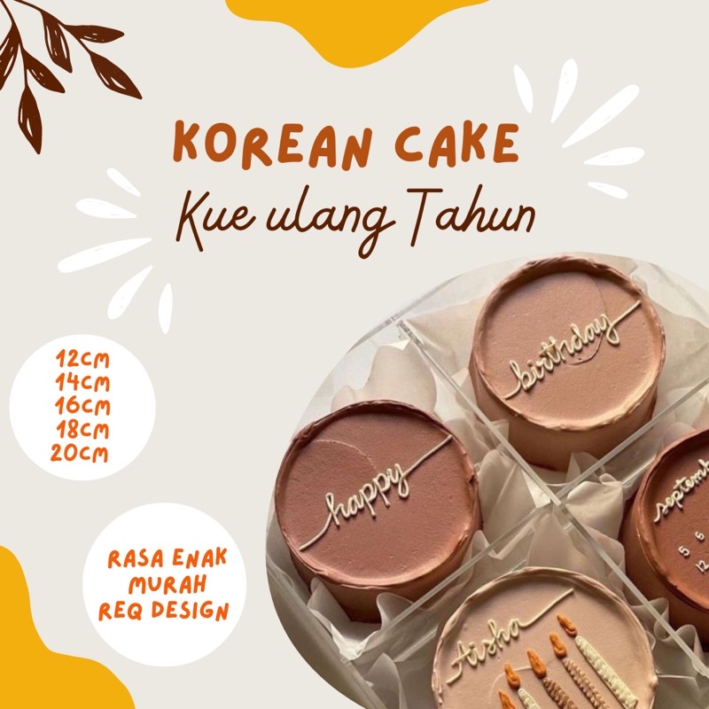 

KUE ULANG TAHUN MURAH MERIAH/MINITART/TART/KOREAN CAKE/KUE/CAKE