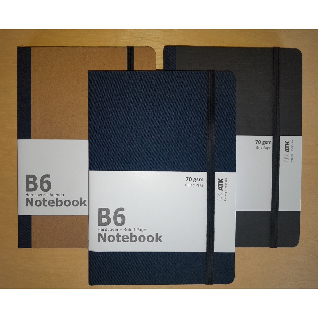 

B6 Hardcover Notebook || 96 Lembar - 192 Halaman