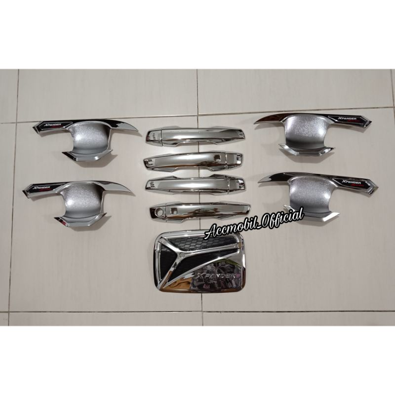 ✨COD✨ XPANDER Paket Handle Outer Tutup Tangki Chrome JSL