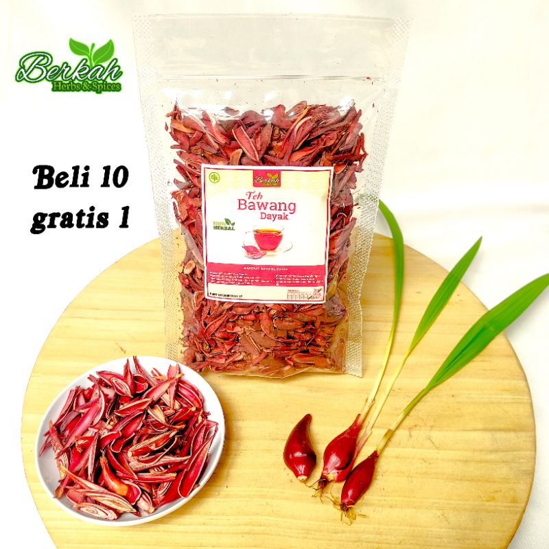 

Bawang Dayak Kering Rajang 100grm (10 bonus 1 bks)