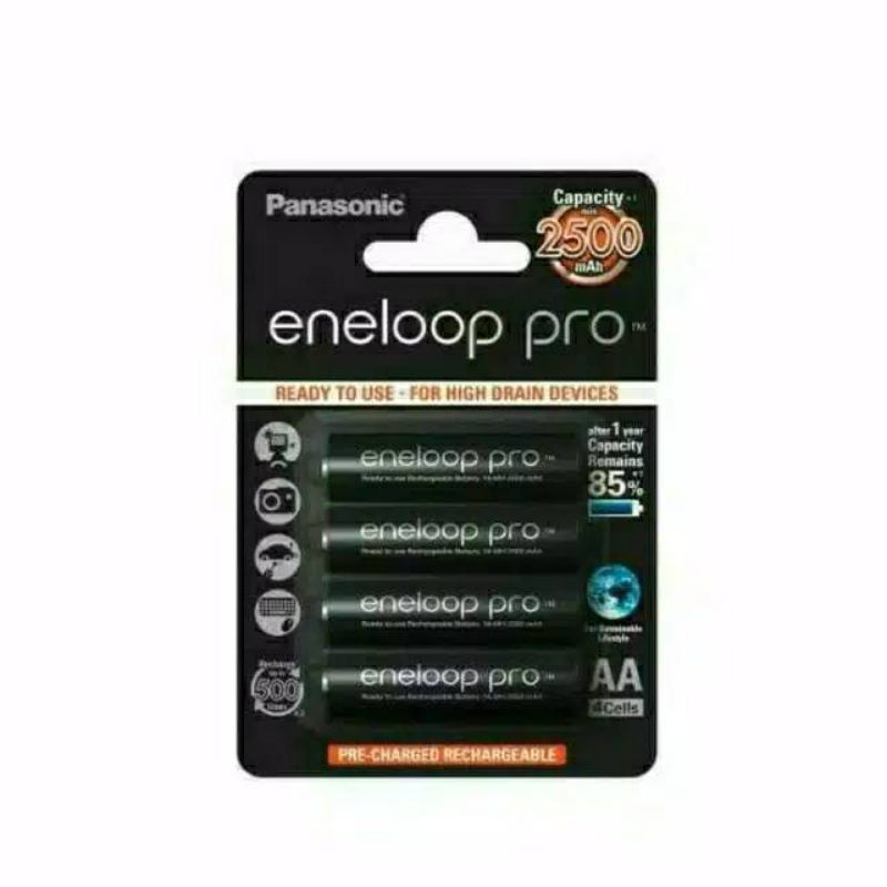 BATERAI ENELOOP PRO BLACK AA 2500MAH