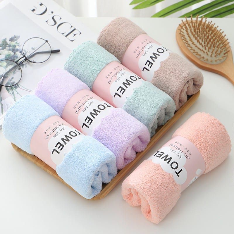 US252 Handuk Mandi Microfiber Bulu Premium 35x75cm Handuk Muka By Toko Haji Usman
