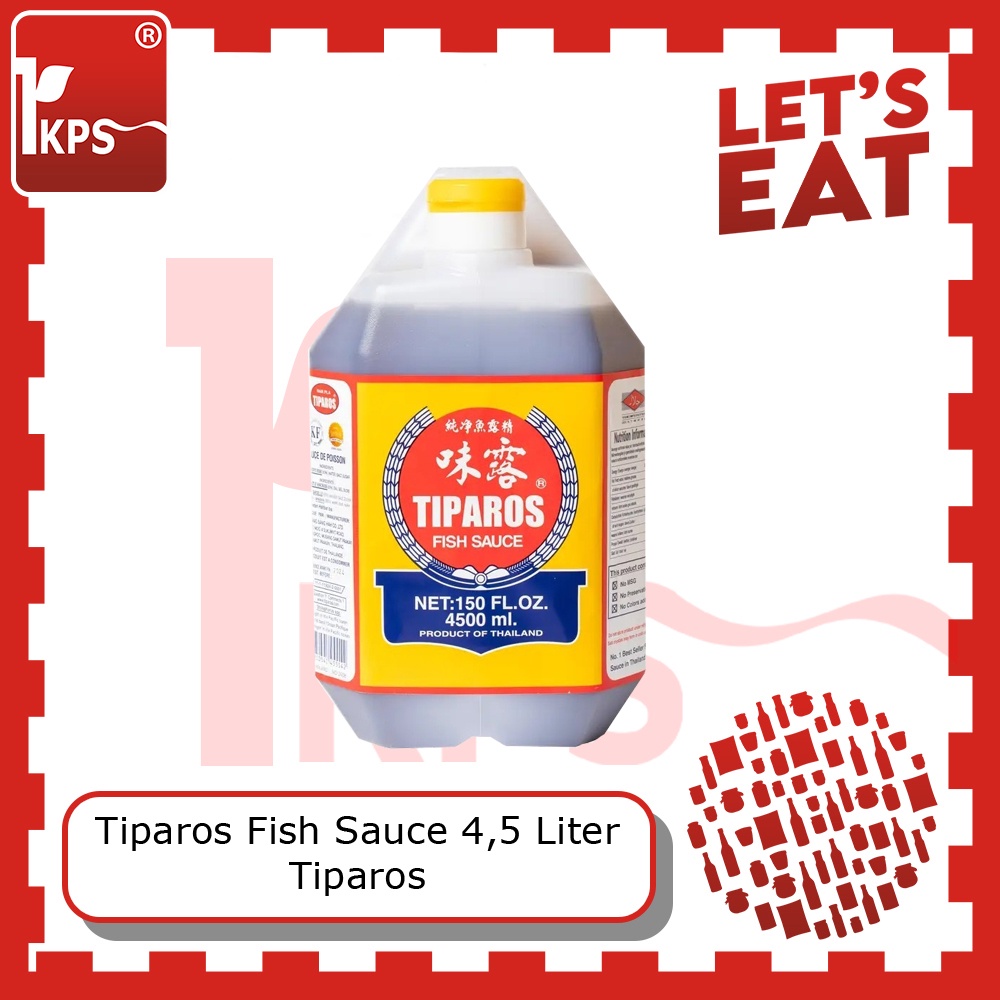 

Fish Sauce 4,5 L "Tiparos" / Saus Ikan Thailand / Kecap Ikan Thailand / Petis Thailand
