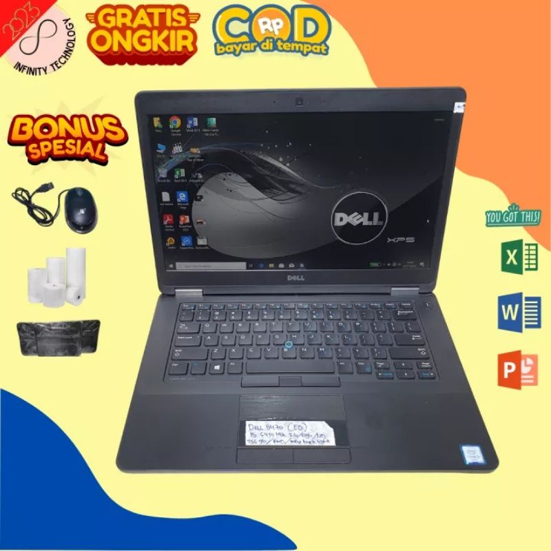 Jual DELL LATITUDE E5470 I5 GEN 6 RAM 8GB SSD 256GB 14 INCH FHD ...