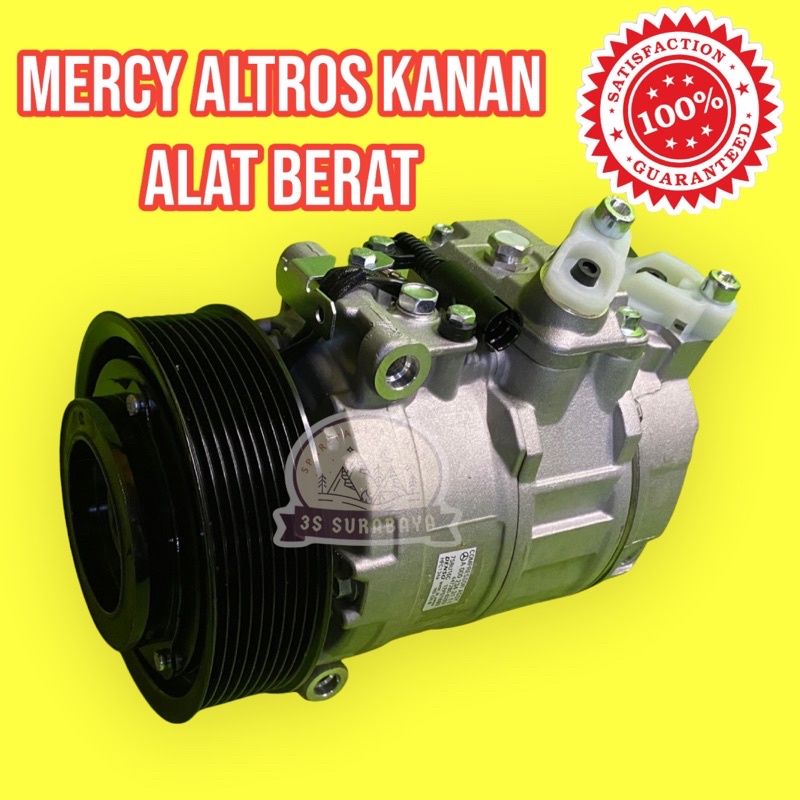 Kompresor Mercy Mercedes Benz Altros Actros Kanan Alat Berat Truk Ac Mobil