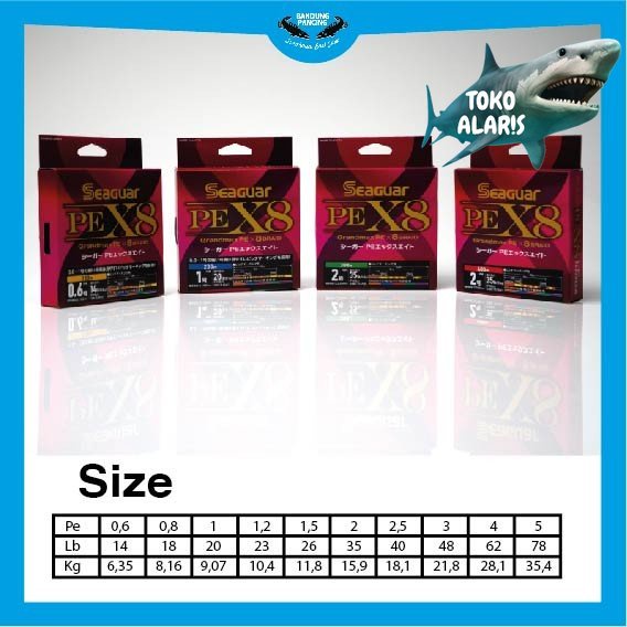 Senar PE Seaguar X8 Grandmax - 150M, 0,6