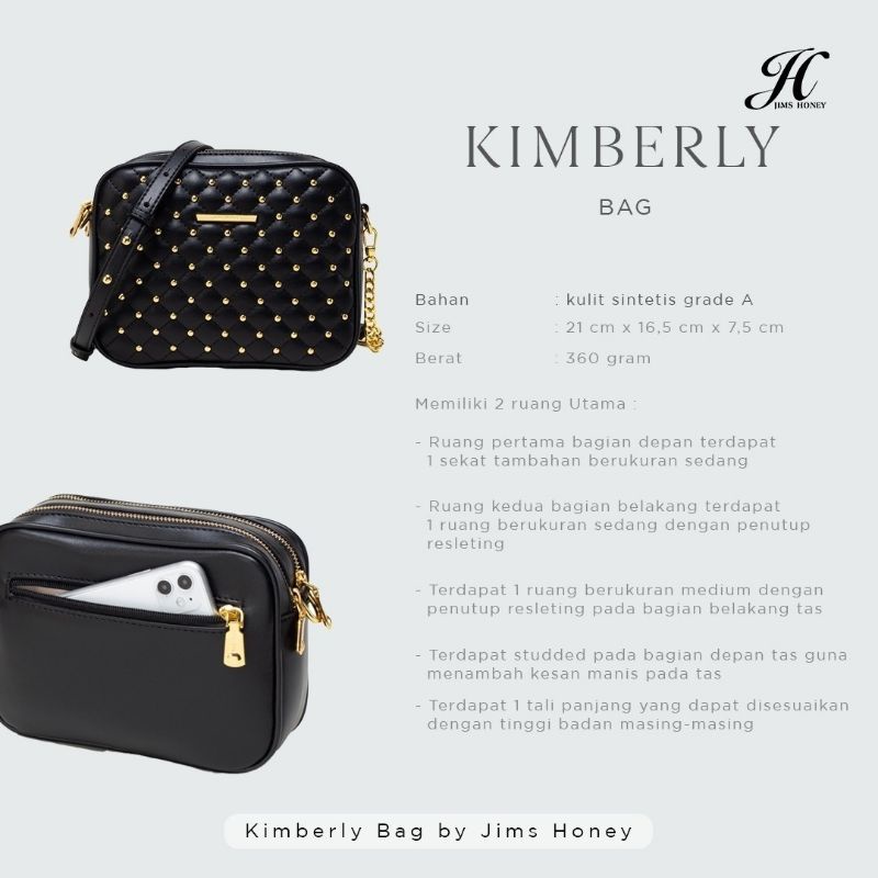 Kimberly Bag Jimshoney original Tas selempang wanita import murah realpic cod