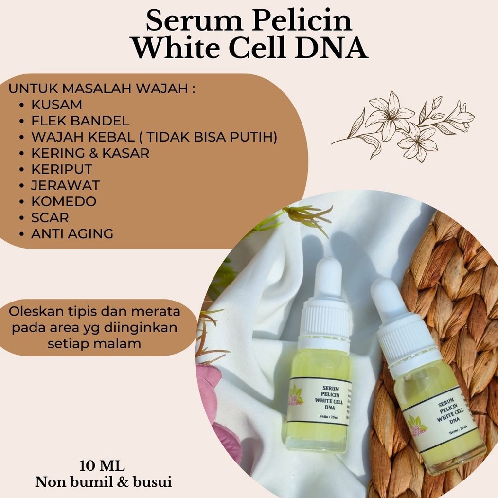 SERUM PELICIN WHITE DNA SALMON Anti Aging Diva Beauty Care