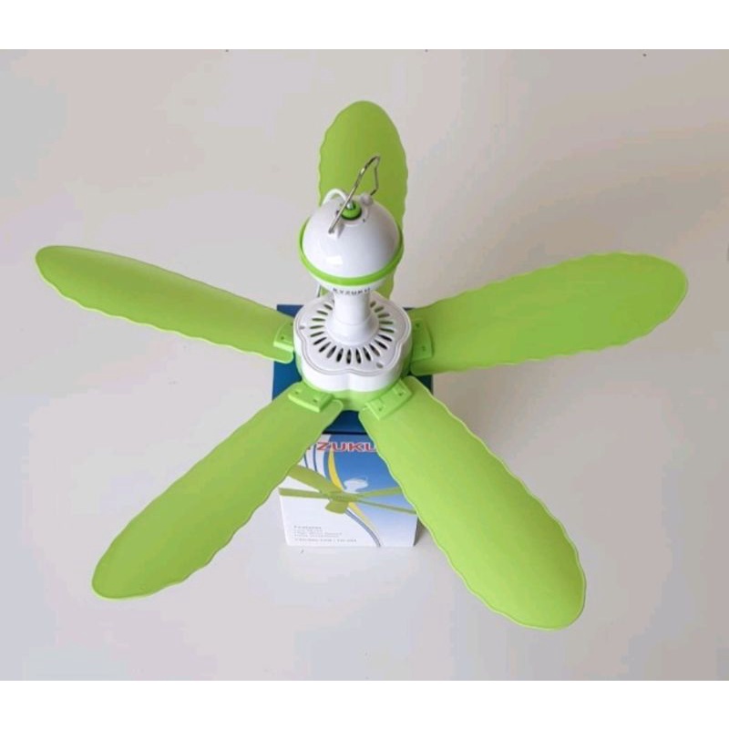 kipas gantung KYZUKU 30W Mini fan 5 baling angin kencang. ukuran besar