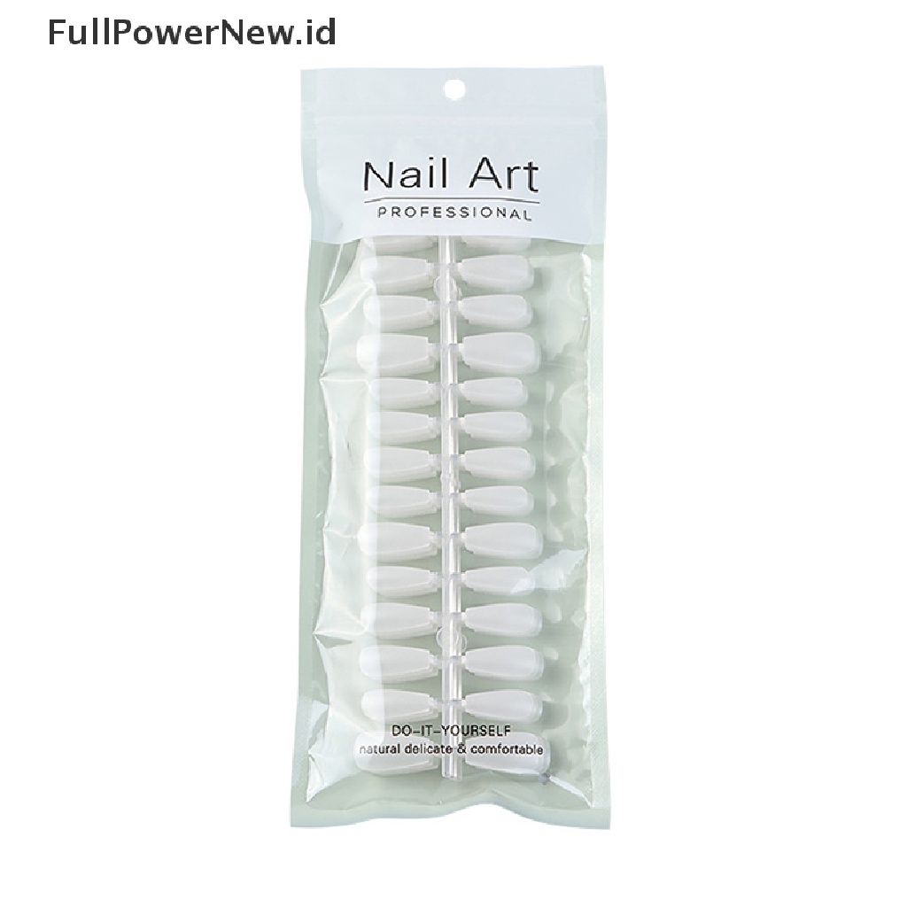 Power 300Pcs Tips Kuku Palsu Kartu Warna Transparan Nail Art Alat Pajangan Praktek ID