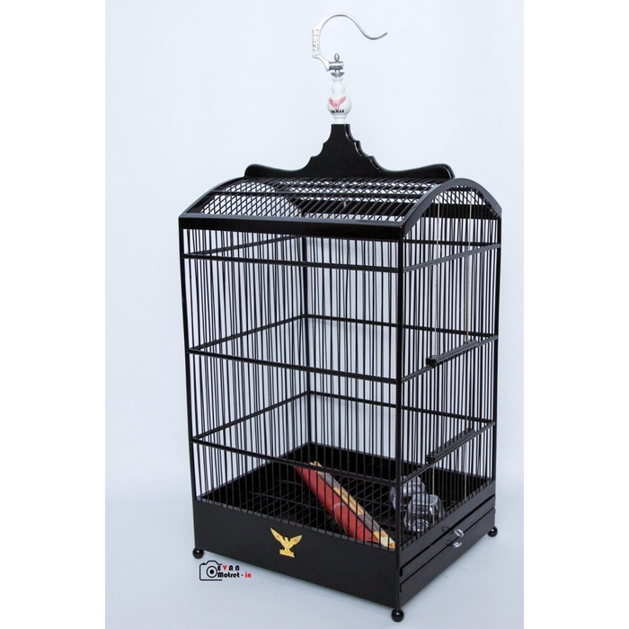 Kandang Burung Sangkar Kandang Kotak Radja Hitam No 1&2