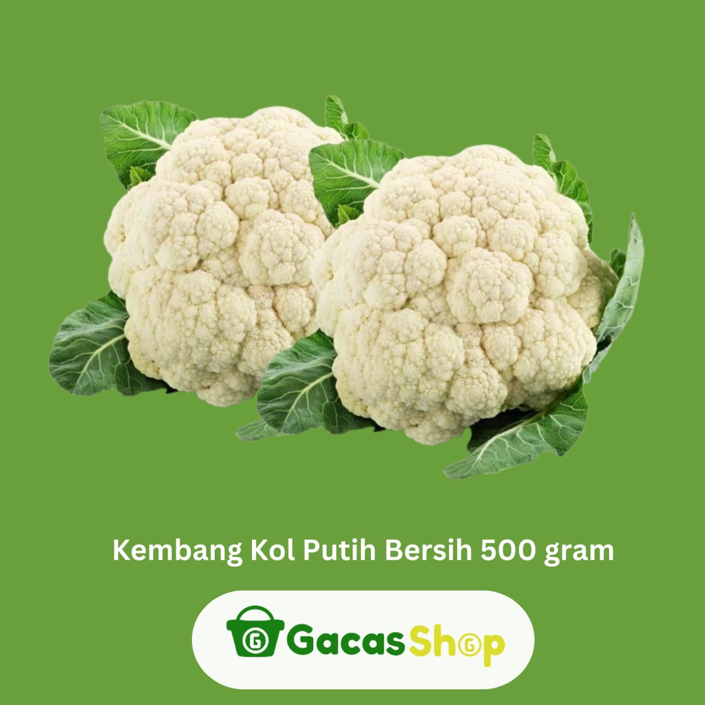 Jual Kembang Kol Kubis Putih Segar Bersih 500 Gram Shopee Indonesia