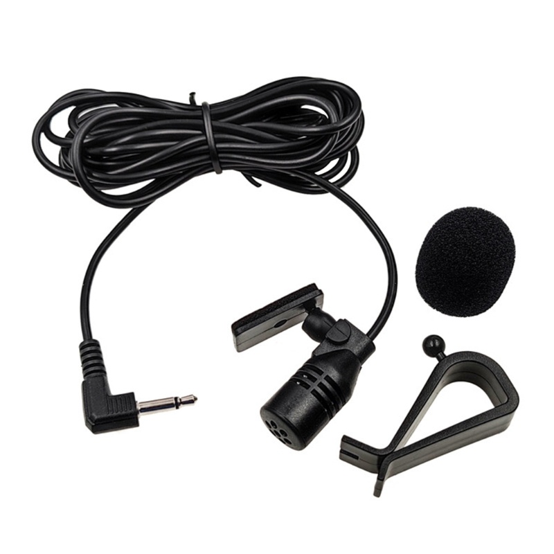 Zzz Mic Rakitan Mikrofon 3.5mm Untuk Unit Kepala Kendaraan Mobil Stereo/Mono Radio GPS