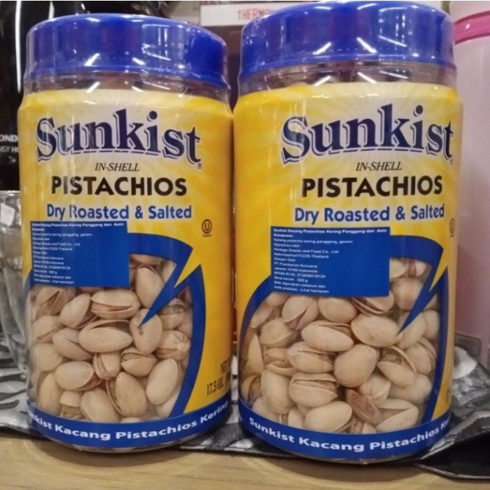 

Sunkist dry roasted pistachio 500gr