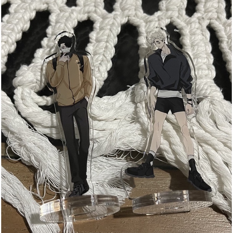 Haikyuu Miya Atsumu and Sakusa Kiyoomi Fanmerch Standee by Shome