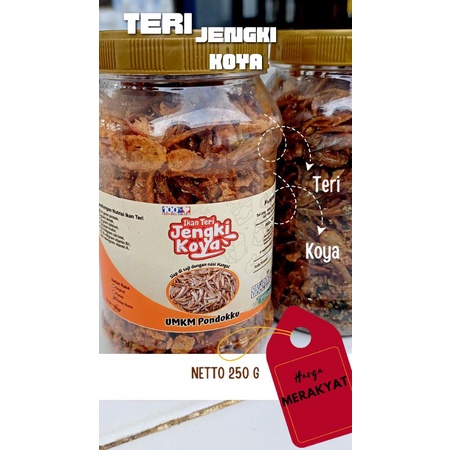 

teri jengki koya Alami Siap Saji netto 250 g