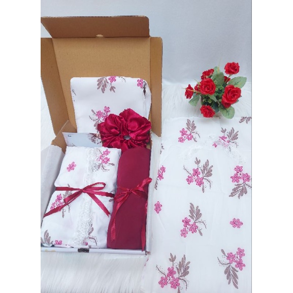 Hempers Mukena Hana/Mukena/Gift box/Bingkisan Mukena/Kado ulta/Bingkisan ulta/Kado