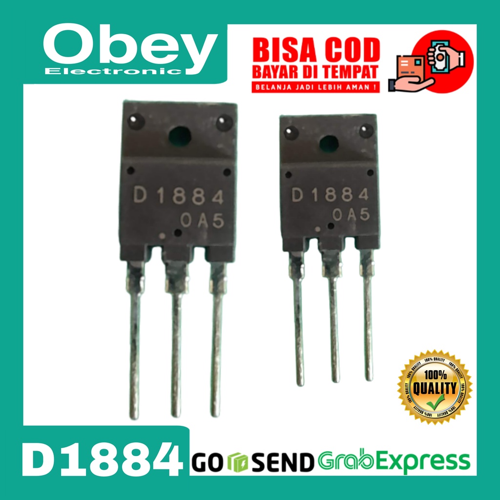 Transistor D1884/D 1884 Original