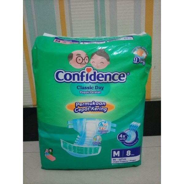 Original Confidence Pampers dewasa M8/L7/XL6 Exp Baru