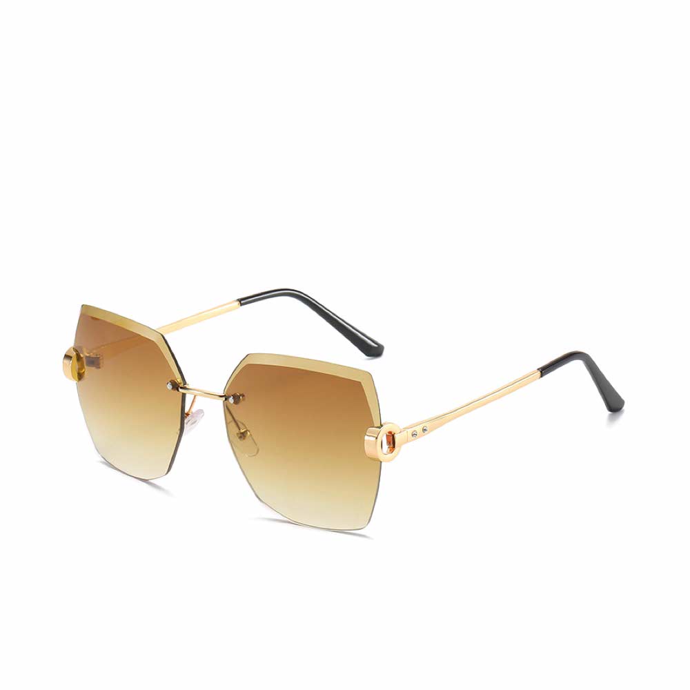 Kacamata UV400 [ Cokelat ] Anti Radiasi - Sunglasses Wanita Korea - HM8148