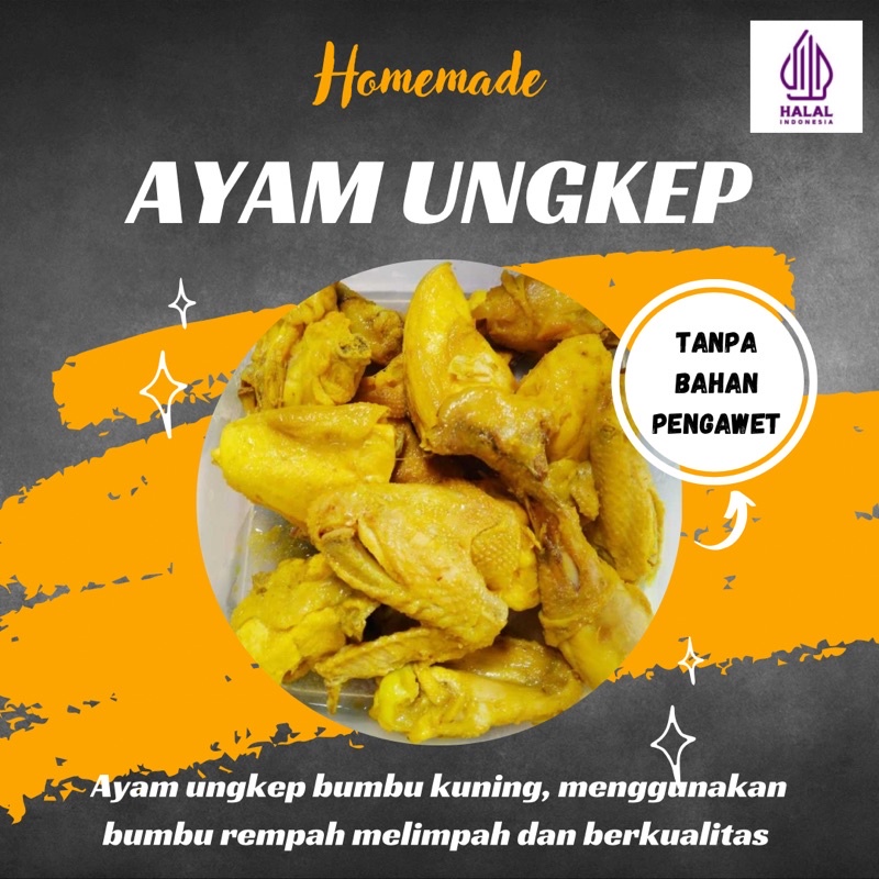 

AYAM UNGKEP BUMBU KUNING HOMEMADE, TERMURAH, BERKUALITAS