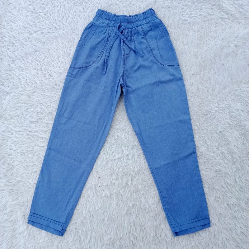 KULOT JEANS RAWIS ANAK tanggung 7-15 tahun-Baggy pants