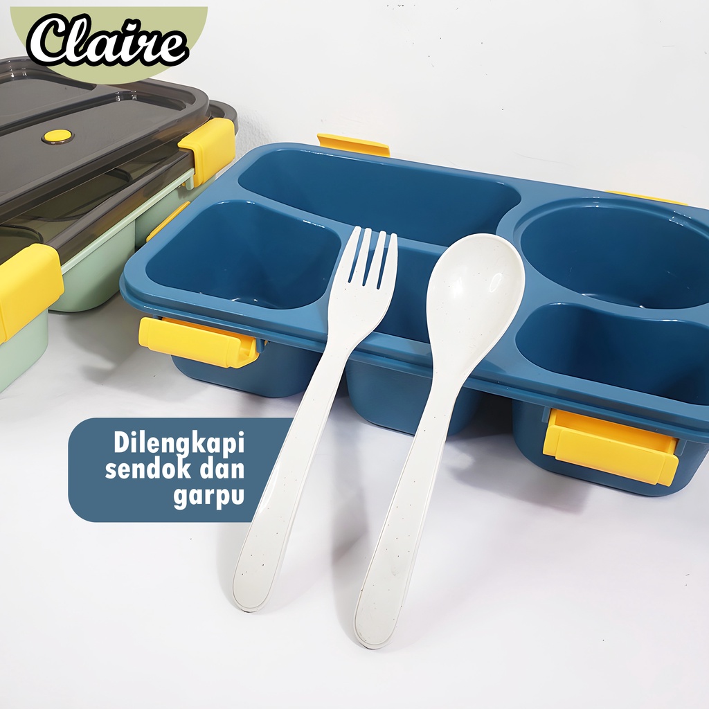 Kotak Bento 5 Lubang A270 / Lunch Box / Kotak Makan 5 Lubang