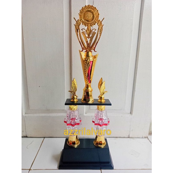 piala Kaki 2 kristal Tinggi 65cm