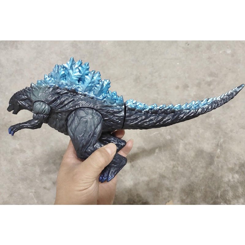 Figure Kaiju Godzilla Blue Spikes 2019 Mainan: King of the Monsters (bakawears)