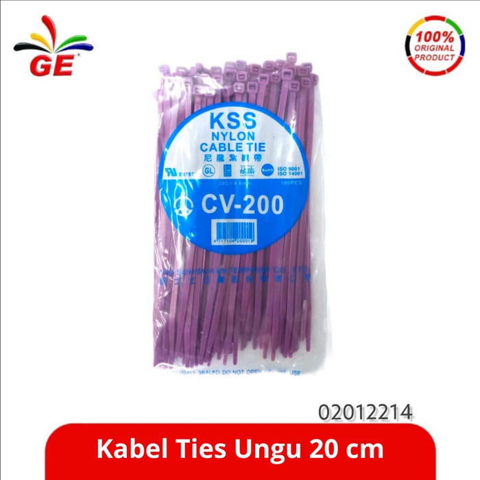 

GE - Kabel Ties Ungu 20 cm 02012214