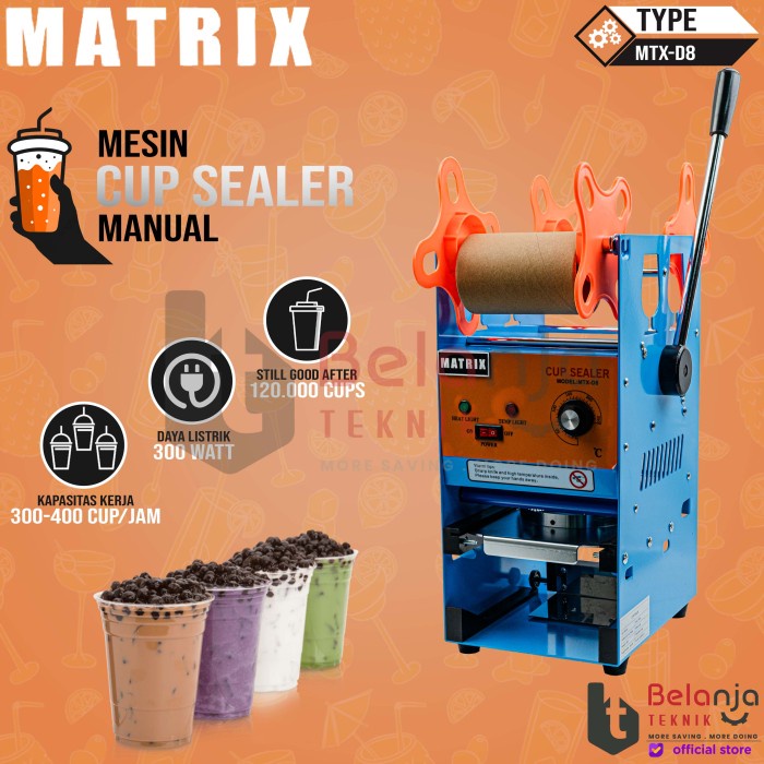 MESIN PRESS PLASTIK - CUP SEALER - MATRIX ET-D8