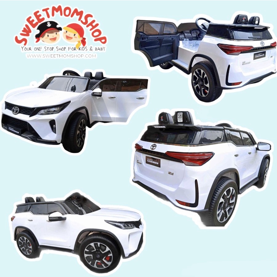 Mainan Mobil Aki Anak Toyota Fortuner Legender PMB 7588 LISENSI