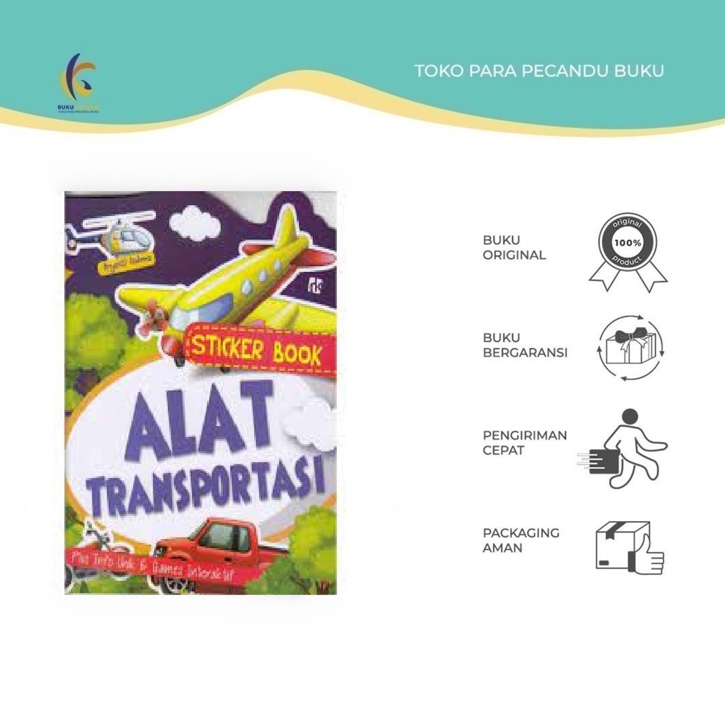 

[ PROMO ] BUKU - Sticker Book (Alat Transportasi / Buah & Sayur) - Buku Kaluku