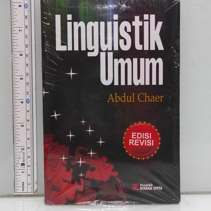 

Linguistik Umum Abdul Chaer Edisi Revisi