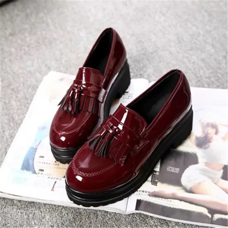 Sepatu Loafers Wanita Sepatu Docmart Rumbai Premium Nurra 0255