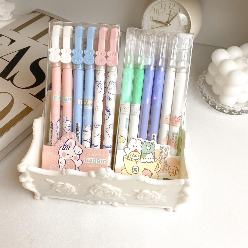 

GROSIRAN 4 8 12 PCS PULPEN ODEMEI VIRAL BISA DIHAPUS PEN PENA WARNA PASTEL FANCY UNIK READY COD EV7C88983