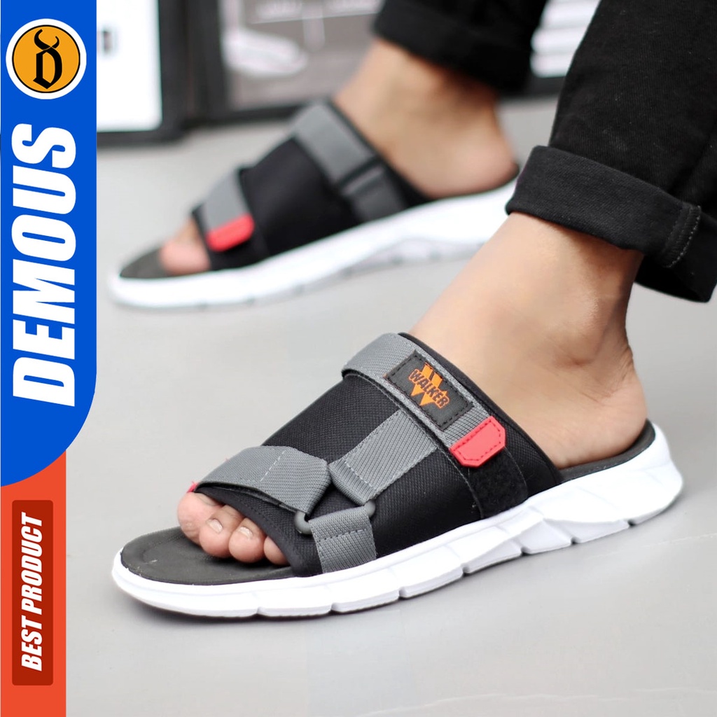 DEMOUS Anthony - Sandal Slide Pria Sendal Casual Distro