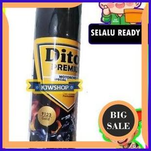 sparepart Diton Premium 9123 Gold Emas Metalik Kuning Emas Warna Metalic Gold 9123 Cat Semprot Velg