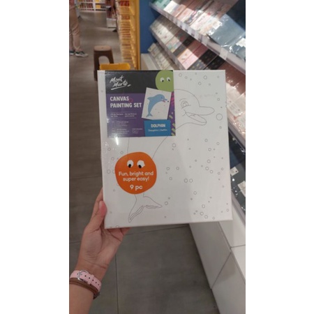 

Oh Some Canvas Painting Set - Dolphin
